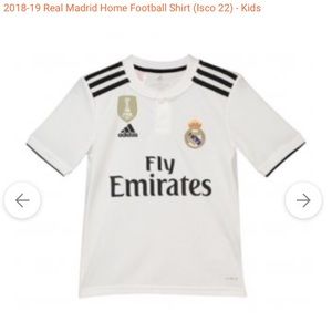 Real Madrid home soccer jersey